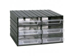 modulova skrinka se zasuvkami 382 x 290 x 230 mm 6 zasuvek 8504