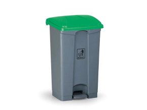 naslapny viceucelovy kos na odpadky 87 l 480 x 360 x 820 mm zelena 110135