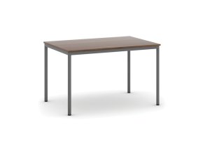 jidelni stul 120x80 cm tmave seda podnoz orech 15501
