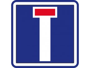 Dopravní značka – Slepá pozemní komunikace