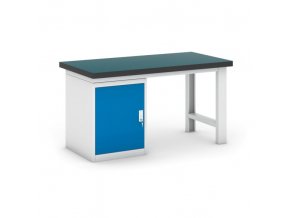 Pracovní stůl do dílny GB s dílenskou skříňkou na nářadí, 1500 mm