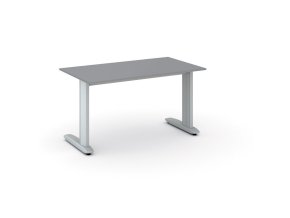 Kancelářský psací stůl PRIMO FLEXIBLE, 140x80 cm, grafit