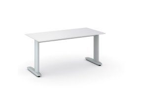 Kancelářský psací stůl PRIMO FLEXIBLE, 160x80 cm, bílá