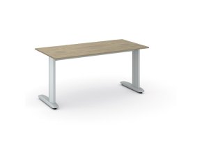Kancelářský psací stůl PRIMO FLEXIBLE, 160x80 cm, dub přírodní