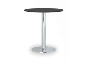 konferencni stolek filip ii prumer 80 cm chromovana podnoz grafit 104932