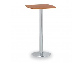 koktejlovy stul olympo ii 660x660 mm chromovana podnoz deska tresen 88315