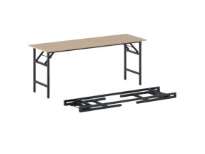 Konferenční stůl FAST READY, 170x50 cm, černá podnož, buk