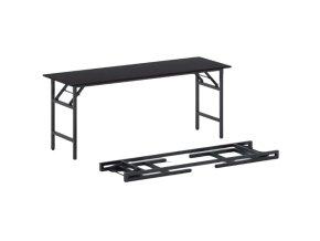 konferencni stul fast ready 170x50 cm cerna podnoz wenge 21009