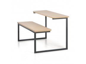 jidelni sestava lavice se stolem loft briza 24869