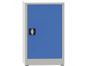 dilenska policova skrin na naradi kovona 1 police svarovana 508 x 500 x 800 mm seda modra 23854