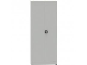 Dílenská policová skříň na nářadí KOVONA JUMBO, 4 police, svařovaná, 800 x 600 x 1950 mm, šedá