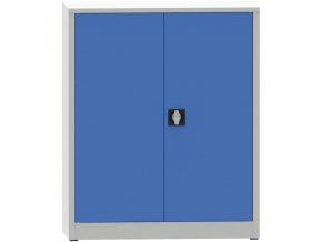 dilenska policova skrin na naradi kovona jumbo 2 police svarovana 1150 x 950 x 600 mm seda modra 23435