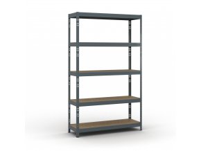 Policový regál 1966x1200x400 mm, nosnost 280kg