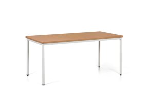 Jídelní stůl TRIVIA, 160x80 cm, šedá podnož, buk