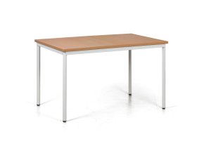 Jídelní stůl TRIVIA, 120x80 cm, šedá podnož, buk