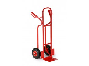 Manipulační ocelový rudl, nosnost 250 kg, plná kola