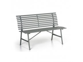 kovova zahradni lavicka spring seda 30755
