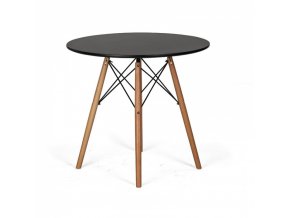 Designový jídelní stůl BAYLOR, černý