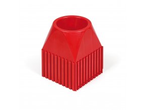 plastovy box pro nastroj s kuzelovou stopkou iso 50 modul 10x10 1 dutina cervena 53747