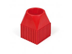 Plastový box pro nástroj s kuželovou stopkou ISO 50, modul 10x10, 1 dutina, červená