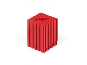 Plastový box pro upínač nástroje typu ABS 32, modul 5x5, 1 dutina, červená
