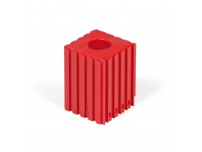Plastový box pro upínač nástroje CAPTO C3, modul 5x5, 1 dutina, červená