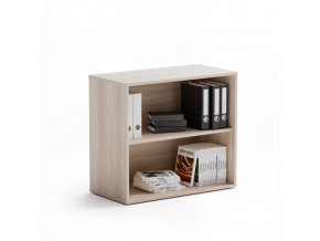 Skříňka nízká otevřená krátká BLOCK Wood