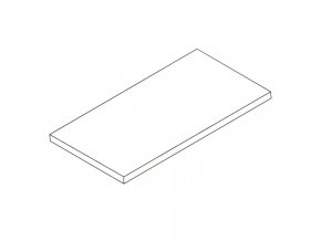 Laminovaná police pro ELEMENT SYSTEM, 1200 x 200 mm, bílá
