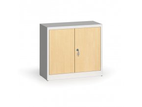 Svařované skříně s lamino dveřmi, 800 x 920 x 400 mm, RAL 7035/bříza