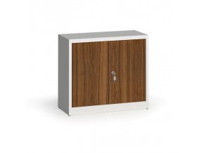 svarovane skrine s lamino dvermi 800 x 920 x 400 mm ral 7035 orech 10399