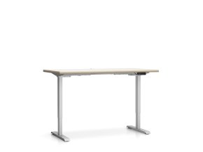 vyskove nastavitelny stul single layers 160x80 cm 2 motory dub prirodni dub moreny 100249