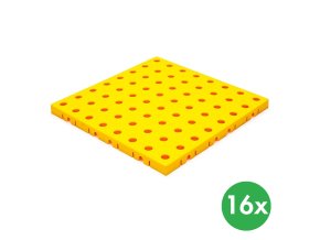 Základní deska GripTil, 16 ks, žlutá