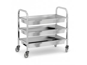 Servírovací vozík, 3 vany, 950 x 500 x 940 mm