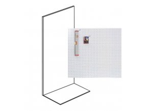 prodejni regal jednostranny perfo steny 1900 x 1000 x 450 mm zakladni antracit 44775