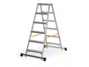 oboustranne hlinikove schudky alve eurostyl se stabilizatorem 2x6 stupnu vyska 1 26 m 77758