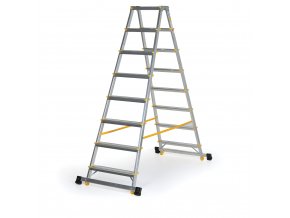oboustranne hlinikove schudky alve eurostyl se stabilizatorem 2x8 stupnu vyska 1 68 m 77760