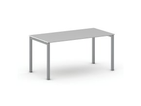 Kancelářský stůl METAL, 160x80 cm, šedá