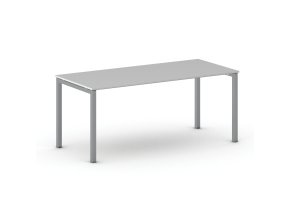 Kancelářský stůl METAL, 180x80 cm, šedá