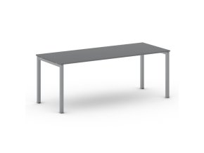 Kancelářský stůl METAL, 200x80 cm, grafit