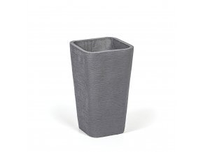 kvetinac obdelnikovy l 29 x 29 x 50 cm seda 54374