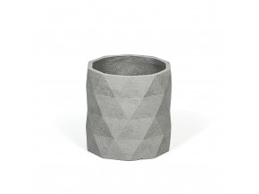 kvetinac valcovy m 33 x 33 x 33 cm fiberclay sedy piskovec 54378