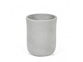kvetinac valcovy l 43 x 43 x 52 cm fiberclay sedy piskovec 54388