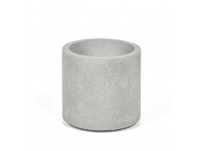 kvetinac valcovy m 41 x 41 x 39 5 cm fiberclay sedy piskovec 54390