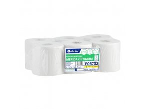 Toaletní papír MERIDA OPTIMUM FLEXI, dvouvrstvý, bílý, role 120 m, 6 ks