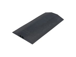 Ochrana kabelů, délka 1 m, šířka 490 mm, 2 otvory 40x35 mm, černá