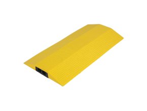 Ochrana kabelů, délka 1 m, šířka 490 mm, 2 otvory 40x35 mm, žlutá