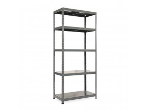 policovy regal 1800x900x500 mm 5 polic nosnost police 175 kg ral 7031 60218