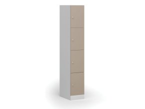 satni skrinka s uloznymi boxy 4 boxy 1850 x 300 x 500 mm demont cylindricky zamek bezove dvere 111237