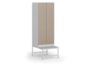 satni skrinka s lavickou 2 oddily 1875 x 600 x 500 800 mm demont cylindricky zamek bezove dvere 110992