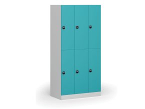 satni skrinka s1 s uloznymi boxy 6 boxu 1850 x 900 x 500 mm demont rfid zamek zelene dvere 110955